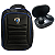 Kit Mochila Unissex Com Compartimento Para Notebook Ideal Para Trabalho Faculdade Viagens Cor Azul/Preta + Fone Bluetooth 5.0 Sem Fio - Imagem 1