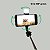 Bastão De Selfie Bluetooth Com Controle Disparador Estabilizador Extensível Com Luz LED - Imagem 3