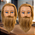 Kit Casadinha - Manequim Masculino Com Barba 2 Unidades Para Treino - Imagem 1