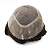 Prótese Capilar Masculina Transpirável #1B Castanho Escuro 20X25cm 120% Densidade - Imagem 2