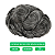 Prótese Capilar Masculina Base Transpirável Cor Castanho Escuro 50% Grisalho 20X25cm 120% Densidade - Imagem 5