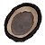 Prótese Capilar Masculina Resistente Transpirável #1A Castanho Escuro Intenso 17,5X22,5cm 120% Densidade - Imagem 3
