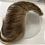 Franja Frontal Silicone Cor Loiro Mate Fios Naturais 2,5cm x 16cm - Imagem 3
