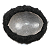 Prótese Capilar Afro 8mm Fios Na Cor Preta Base Micropele 20x25cm - Imagem 3