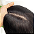 Topo Feminino Tic Tac Castanho Escuro 40cm Comprimento 13,5x14,5cm Cabelo Humano E Liso - Imagem 5