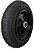 Pneu 3.25-8 Industrial Completo Com Roda e Rolamentos RX Tires - Imagem 1