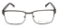 Óculos de Grau Armani Exchange A|X Masculino Retangular Cinza Grafite AX1019L - Imagem 2