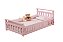 Cama Infantil Com Grade Bella - Rosa - Imagem 1