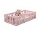 Cama Infantil Com Grade Bia - Rosa - Imagem 1