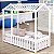 Cama Infantil Montessoriano Com Grade Bruna - Branco - Imagem 3
