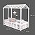 Cama Infantil Montessoriano Com Grade Bruna - Cinza - Imagem 11
