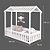 Cama Infantil Montessoriano Com Grade Bruna Rosa + Colchão - Imagem 4