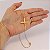 Colar Cruz Feminino Banhado a Ouro 18k - Imagem 3