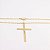Colar Cruz Feminino Banhado a Ouro 18k - Imagem 4