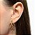 Argola Banhada a Ouro 18K - Imagem 2