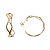 Argola Banhada a Ouro 18K - Imagem 1