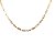 Choker Corrente Elos Estamparia Banhada a Ouro 18k - Imagem 1