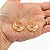 Brinco Argola Tripla Banhado a Ouro 18k - Imagem 4