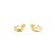 Brinco Ear Hook Triplo com 3 Filetes Lisos - Imagem 1