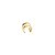 Piercing Feminino Aro Triplo Liso Banhado a Ouro - Imagem 4