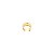 Brinco Piercing Aro Duplo Banhado a Ouro 18k - Imagem 6