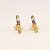 Ear Hook Dourado Zircônias Coloridas - Imagem 4