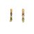 Ear Hook Dourado Zircônias Coloridas - Imagem 1