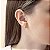 Ear Hook com Zircônias Banhado a Ouro 18k - Imagem 4