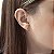 Ear Hook com Zircônias Banhado a Ouro 18k - Imagem 3