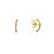 Ear Hook com Zircônias Banhado a Ouro 18k - Imagem 2