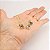 Conjunto de Colar e Brinco Gota Banhado a Ouro 18k - Imagem 4