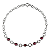Pulseira de Prata Feminina Elo Português 5 Zircônias - Imagem 1