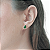 Conjunto Colar e Brinco Gota Verde Esmeralda - Imagem 3