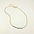 Choker Fita Dourada Banhada a Ouro 18k - Imagem 3