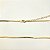 Choker Fita Dourada Banhada a Ouro 18k - Imagem 5