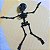caveira esqueleto articulado decoração halloween terror - Imagem 5