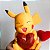 Pikachu com coração figure action decorativo Pokémon - Imagem 3
