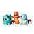 Combo Pokémon Bubasauro Charmander Squirtle kit 3 unidades - Imagem 1