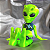 Alien boneco extraterreste articulado Et alienígena action figure 21 cm - Imagem 7