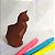 Cachepot gatinho organizador de lápis - vaso gato origami - Imagem 3