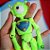 Robô alienígena articulado Olhos móveis brinquedo robô boneco - Imagem 9