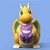 Charizard e Gengar figura coleção Pokémon decoração geek - Imagem 2