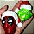 Enfeite de natal Deadpool  decoração arvore de natal Marvel - Imagem 1