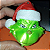 Enfeite de natal Grinch decoração árvore de natal touca papai Noel - Imagem 4