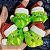 Enfeite de natal Grinch decoração árvore de natal touca papai Noel - Imagem 1