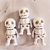 imã 1 un esqueleto Halloween articulada chaveiro imã Decoração caveira Fantasia suvenir Dia das Bruxas Colecionável - Imagem 4