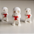 imã 1 un esqueleto Halloween articulada chaveiro imã Decoração caveira Fantasia suvenir Dia das Bruxas Colecionável - Imagem 8