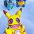 Pokemon Figura Pikachu bubassauro squirtle terror halloween decoração geek bonecos pokemons - Imagem 2