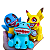 Pokemon Figura Pikachu bubassauro squirtle terror halloween decoração geek bonecos pokemons - Imagem 4