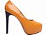 Sapato Meia Pata Feminina Laranja Torricella modelo 60.001F - Imagem 5